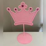 Pink Crown Earring Jewelry Holder Display Stand Photo 1