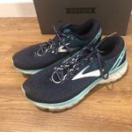 Brooks  ghost navy blue athletic training running shoes sneakers sz 10 women’s Photo 6