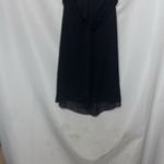 Frederick's of Hollywood FREDRICKS OF HOLLYWOOD WO SIZE 12 BLACK FLOWY HALTER STULE DRESS SEMI BACKLESS Photo 13