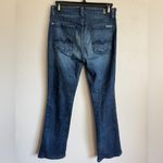 7 For All Mankind Dark Wash Blue Denim Karah Boot Cut Jeans Womens 28 Casual Photo 4