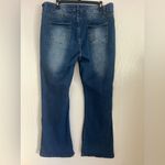 None Stylish Indigo Flare Jeans for Women Photo 3