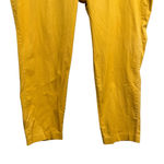 Lane Bryant  The Allie Mustard Yellow Cotton Stretch Pants Size 16 Photo 2