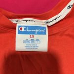 Champion  Orange Short Sleeve Tee Classic Logo staining as shown Photo 1