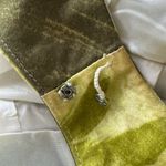 Ann Taylor  Olive Lime Green Abstract Pattern V-neck Midi Dress Small 6 Photo 10