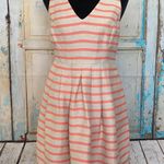 Banana Republic Fit & Flare Striped Sleeveless Dress Sz 6 Photo 0