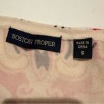 Boston Proper  off the shoulder floral stretch top size S Photo 7