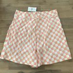 WAYF Where are you from Checkered peach short with love Photo 10