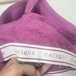 Cacique  Bra Womens 46D Pink Lightly Lined T Shirt Full Coverage Underwire Sporty Photo 4