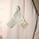 GB Gianni Bini Ruffle Flutter Sleeve Tie Polka Dot Mini Dress Pink White Medium Photo 4