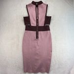 Valiant Paris Bandage Dress Bodycon Cut Out Sleeveless Party Cocktail Sz M NWOT Purple Size M Photo 10