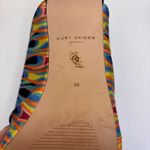 Kurt Geiger London Embellished Satin Mule Heels Psychedelic Print EU 38 / 7.5 Photo 8