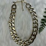 None Traci Lynn Chunky Curb Link Necklace Photo 2