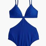 J.Crew  | Women’s Blue One Piece Swimsuit size 4 Photo 0