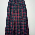 Herman Geist  wool plaid midi skirt size 8 Photo 0