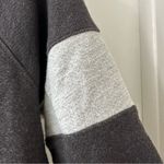 Sundry Charcoal Gray and White Crop Hoodie Sweatshirt, Size Small Photo 4