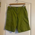 Tribal Women’s Cotton Green Cargo Shorts with Sturdy Fabric 8 Casual Gorpcore Photo 0