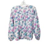 Love Shack Fancy | Renate Button Down Lightweight Blouse in Sea Orchid Sz XS Photo 4