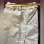Vintage Japanese Knee Length Pencil Skirt With Belt White Photo 3