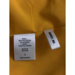 Gabrielle Union Shift Dress Womens 2 Yellow Ring Hole Front Wide Strap Back Zip Photo 8