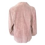 John Paul Richard NEW Uniform  12 Washable Suede Jacket Open Front Blush Pink Photo 1
