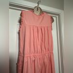 Vintage Courtney’s Things Peach Coquette Jumper Girlie Romper Cotton Jumpsuit Orange Photo 9