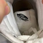 Vans all white canvas hightop sneakers unisex sizing Photo 5