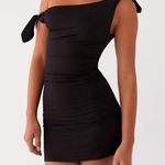 Peppermayo  Exclusive - Amazonia Linen Mini Dress - Black Photo 0