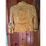 American Rag Mustard Yellow Cropped Jacket Double Breasted Button Up Size M Photo 1