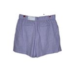 Liz Claiborne Women's Short Vintage Pleated Elastic Back Mid-Rise Lilac 10 NWT Photo 6