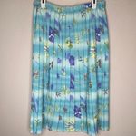 Vintage‎ L'Gante Floral Skirt Set Blue Size 12 Photo 3
