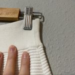 ALC Frank A.L.C. White Knit A Line Mini Skirt Womens XS Crochet Boho Cottage Core Bridal Photo 5