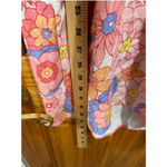 Tuckernuck  Floral Linen Blend Mini Dress Puff Sleeve Square Neck Size S Photo 5