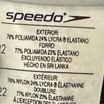 Speedo  Black Plus Size One Piece Athletic Racer Back Swimsuit Bra Cups Classic Photo 8