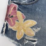 ZARA  Trafaluc Cut Off Denim Shorts High‎ Waist Women's Blue Distressed Size 6 Photo 1