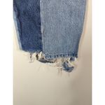 frame denim Nouveau Le Mix Jeans Colorblocked Distressed Cropped Size 26 Photo 13