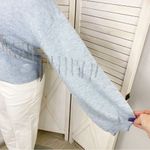 Anthropologie Broadway 38  Rhinestone Fringe Balloon Sleeve Sweater Blue XL‎ Photo 7