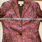 Oscar de la Renta  Metallic Brocade Blazer Dinner Jacket Vintage NWT 4 Photo 10