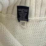 Gap  VTG Sleeveless Knit Button Turtle Neck Cowl Sweater Vest Y2K White Size S Photo 4