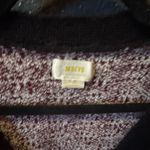 Maeve Women’s  Black and Burgundy Button Up Cardigan Size XXSmall Photo 1