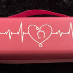 Pink Heartbeat Design Case Photo 0