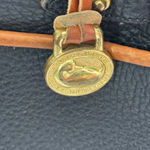 Dooney & Bourke Vintage Essex Top Handle Handbag Satchel Black Leather Purse Photo 6