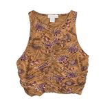 House of Harlow 1960 2pc Maxi Floral Print Stretchy Skirt Set(Size Small) Orange Photo 5