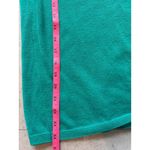 Chico's  Teal Green Ruched Side Tie Knit Sweater Top Classic Work Size 0 Small Photo 10