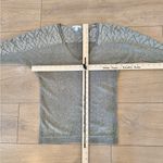 New York and Company Beige V Neck Women's Bracelet Sleeve Knit Sweater Size S Tan Photo 6