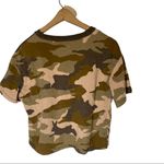 Madewell Cropped Cottontail Camo Short Sleeve Pocket T Shirt Size M. Photo 4