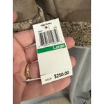 Hilary Radley Faux Shearling Jacket NWT Taupe Suede Plush Fur Trim Coat L Photo 3