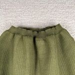 Crazy Train  Sweater Womens S Olive Green Long Sleeve Knit Fringe Boho Western Photo 5