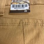 HYBRID & CO.Women’s Tan/Orange Jean Shorts, Sz 20, Cotton, Polyester, spandex blend Photo 4