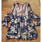 Free People Alice Vested Layered Dress Floral Purple Size SP Photo 6