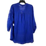 Alyx Women's Royal Blue Blouse Size 1X Photo 1
